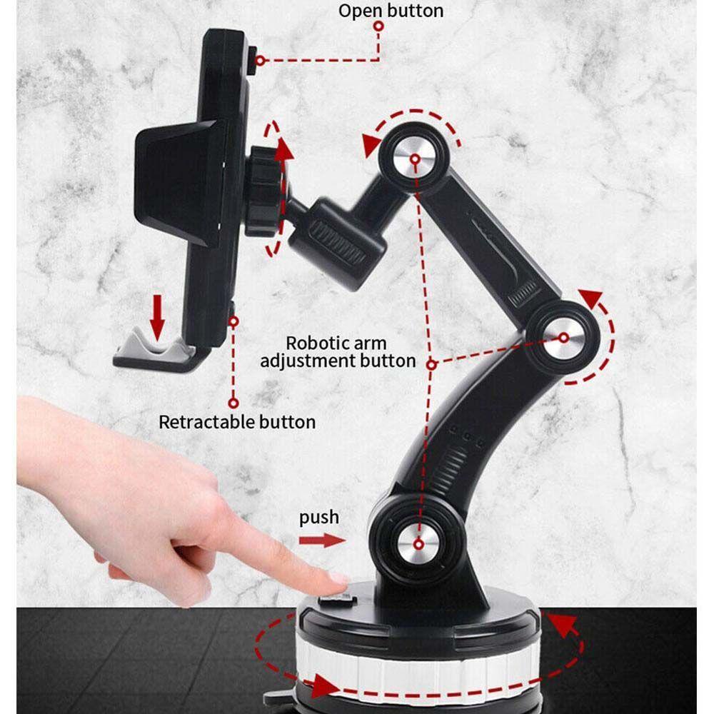Giá Đỡ Điện Thoại Di Động Cỡ Lớn Có Giác Hút Chân Không Đa Năng Cho Xe Hơi Xe Tải