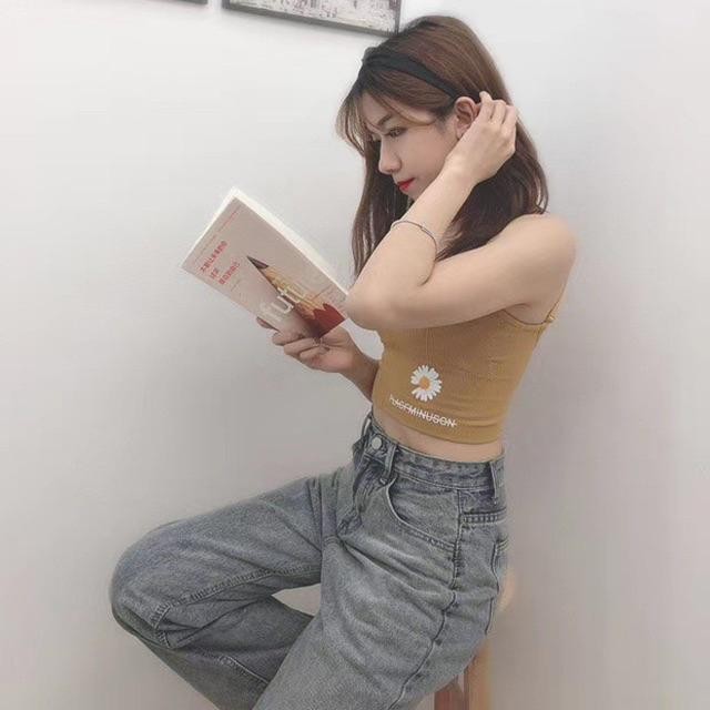 SỈ ÁO BRA  KHOÉT LƯNG TẬP GYM, YOGA, ÁO BRA GÂN TĂM HOA XINH