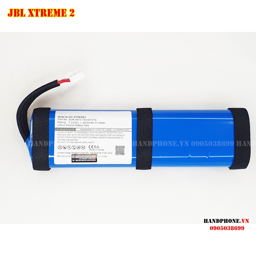 Pin cho loa Bluetooth JBL Xtreme 2 7.2V dung lượng 5200mAh