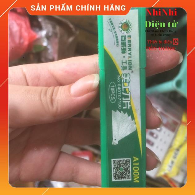 hộp 10 lưỡi dao rọc giấy/ lưỡi dao cạo