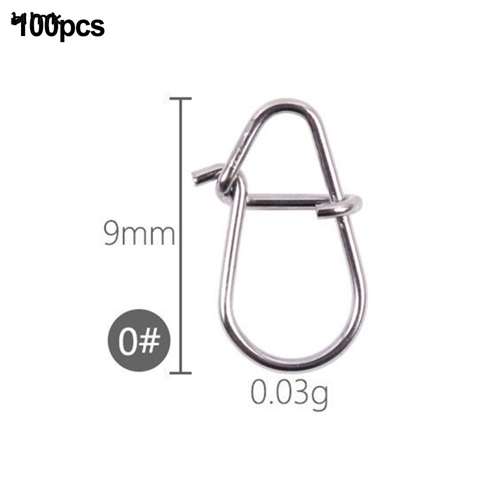 Set 100 Ghim Inox Hình Quả Bầu Chuyên Dụng Cho Câu Cá