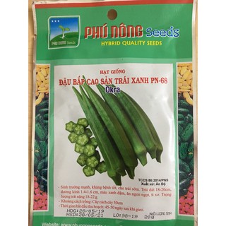 Hạt giống đậu bắp trái xanh (20 gam)