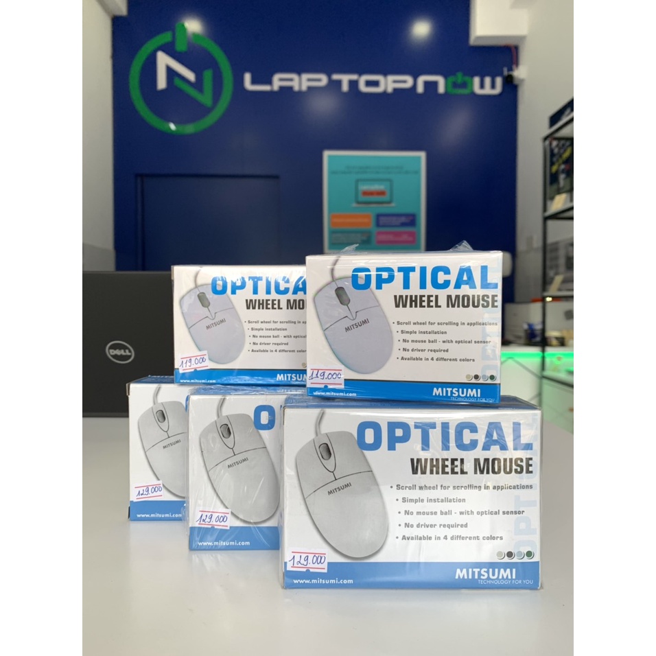 Chuột có dây Mitsumi OPTICAL WHELL MOUSE