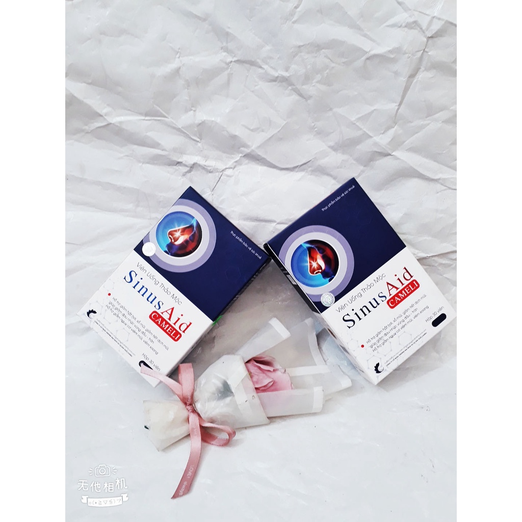 Viên uống XOANG thảo mộc SinusAid CAMELI, hỗ trợ giảm nguy cơ vi.êm mũi, vi.êm xoang; giảm hắt hơi, sổ mũi, đau đầu