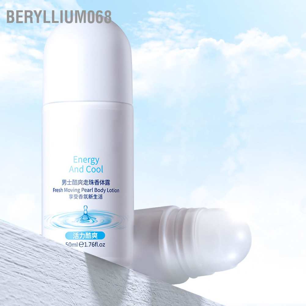 Beryllium068 Lăn khử mùi nước hoa 50ml Lăn Khử Mùi Dạng Lăn Dưới Cánh Tay Mát Mát Làm Mới Lăn Khô Mùi Không Mồ Hôi