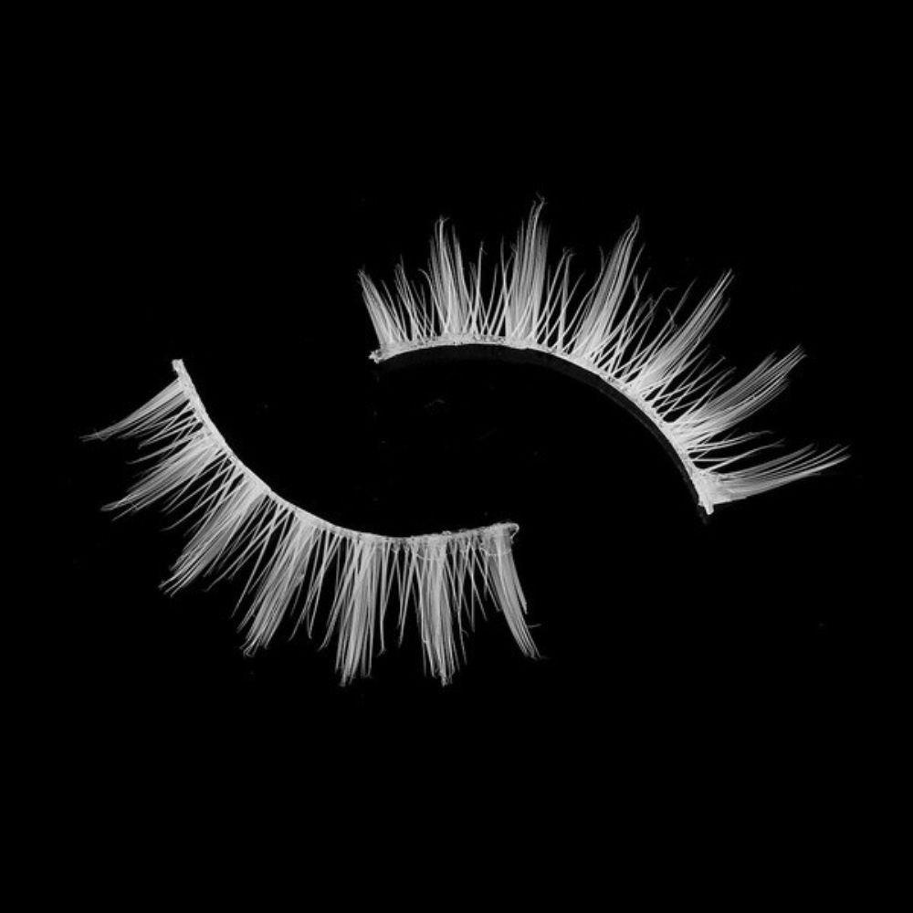 OCEANMAP Lông Mi Giả Màu Trắng Uốn Xoăn Được Dùng Hóa Trang