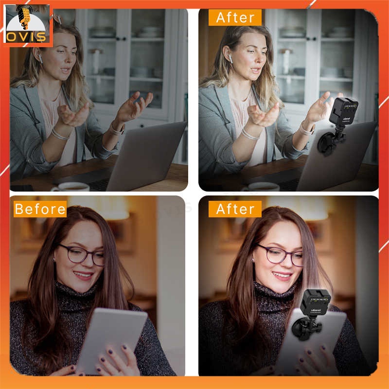 Đèn Led Hỗ Trợ Quay Phim Cho Máy Ảnh, Điện Thoại Smartphone | Ulanzi VL49 / VL49 RGB/ VL15 RGB / VL66