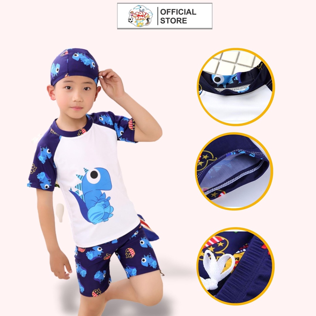 Đồ Bơi Bé Trai Quần Short họa tiết hoạt hình mới size từ  10kg đến 45kg SPORTKIDS