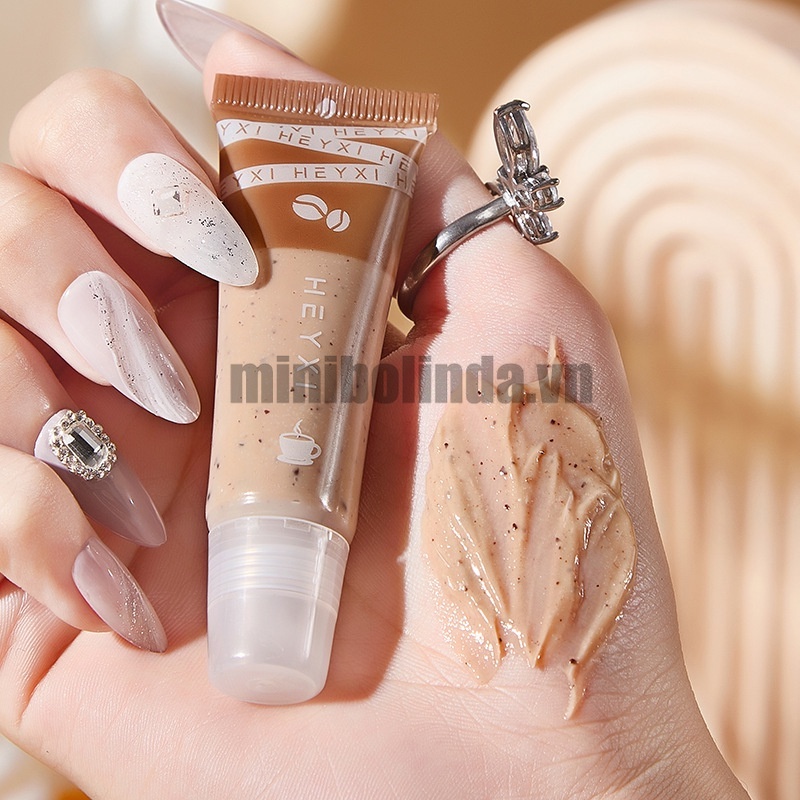HEYXI coffee embellishing lip scrub Tẩy da chết môi Heyxi Cafe 15G