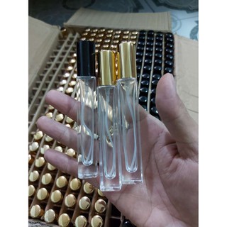 Chai chiết nước hoa 10ml bằng thủy tinh dạng xịt [Loại tốt, không đổ]