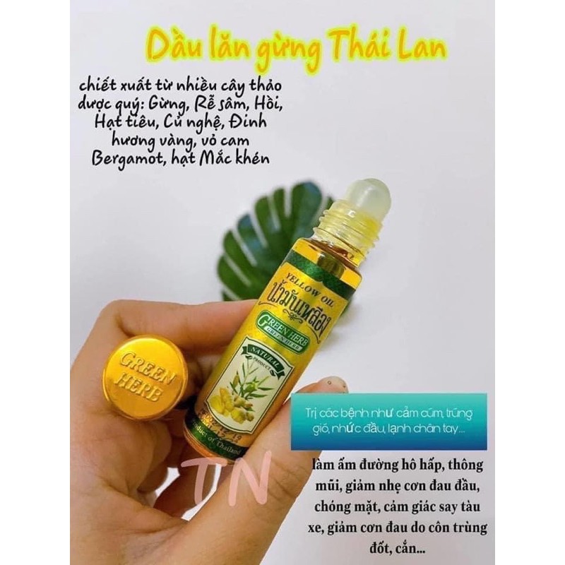 DẦU LĂN GỪNG THÁI.