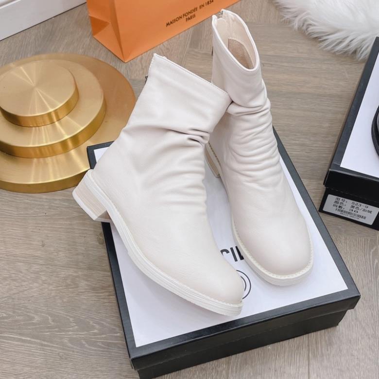 Boot Guidi 3 Màu Trắng Đen Kem 35 - 39
