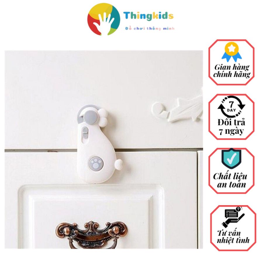 Khóa Gài Tủ Lạnh, Khóa Ngăn Kéo, Khóa Tủ Đồ an toàn cho nhà có trẻ nhỏ - Thingkids