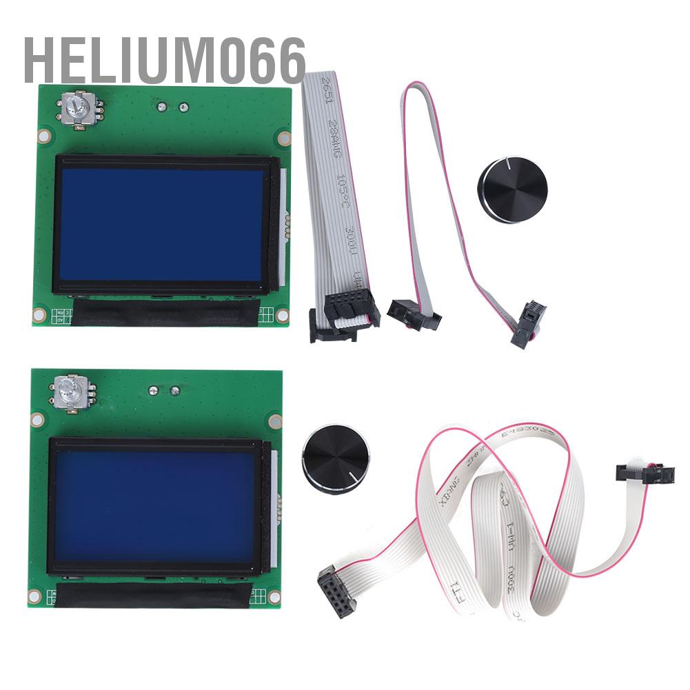 Màn hình hiển thị LCD kèm cáp và núm vặn cho máy in 3D