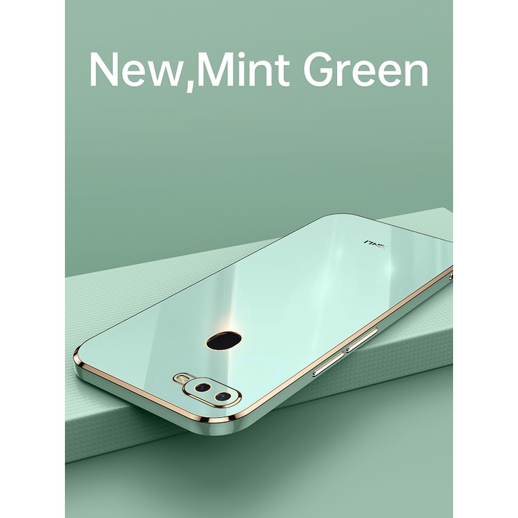ốp lưng OPPO A12 ốp lưng OPPO A5S ốp lưng OPPO F9 A7 Ốp Lưng Điện Thoại silicone Mạ Điện Siêu Mỏng