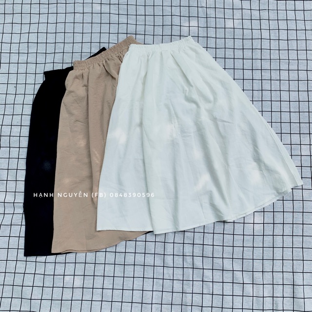 GIÁ SỈ - Chân váy trơn đũi hàn quốc ullzzang túi xẻ (ảnh thật/sẵn) 2 lớp | BigBuy360 - bigbuy360.vn