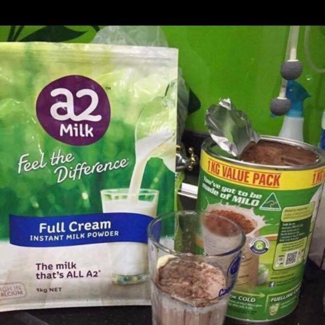 Combo 2 sản phẩm milo và a2 sale ce ơi
