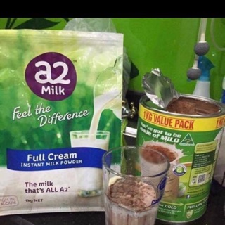 Combo 2 sản phẩm milo và a2 sale ce ơi