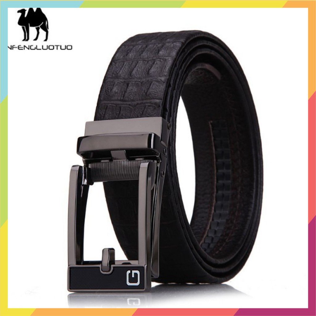 (NEW 2020 Men's Belt) Bảo Hành 2 Năm - Dây Nịt Thắt Lưng Da Bò Thật Cao Cấp AGZ015 Jin - Hàng Nhập Khẩu - Nam Nữ Hà Nội