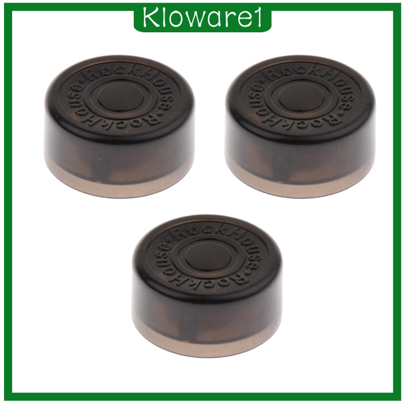 [KLOWARE1]3 Pcs Guitar Effect Foot Nail Cap Guitar Effect Pedal Parts Accessories