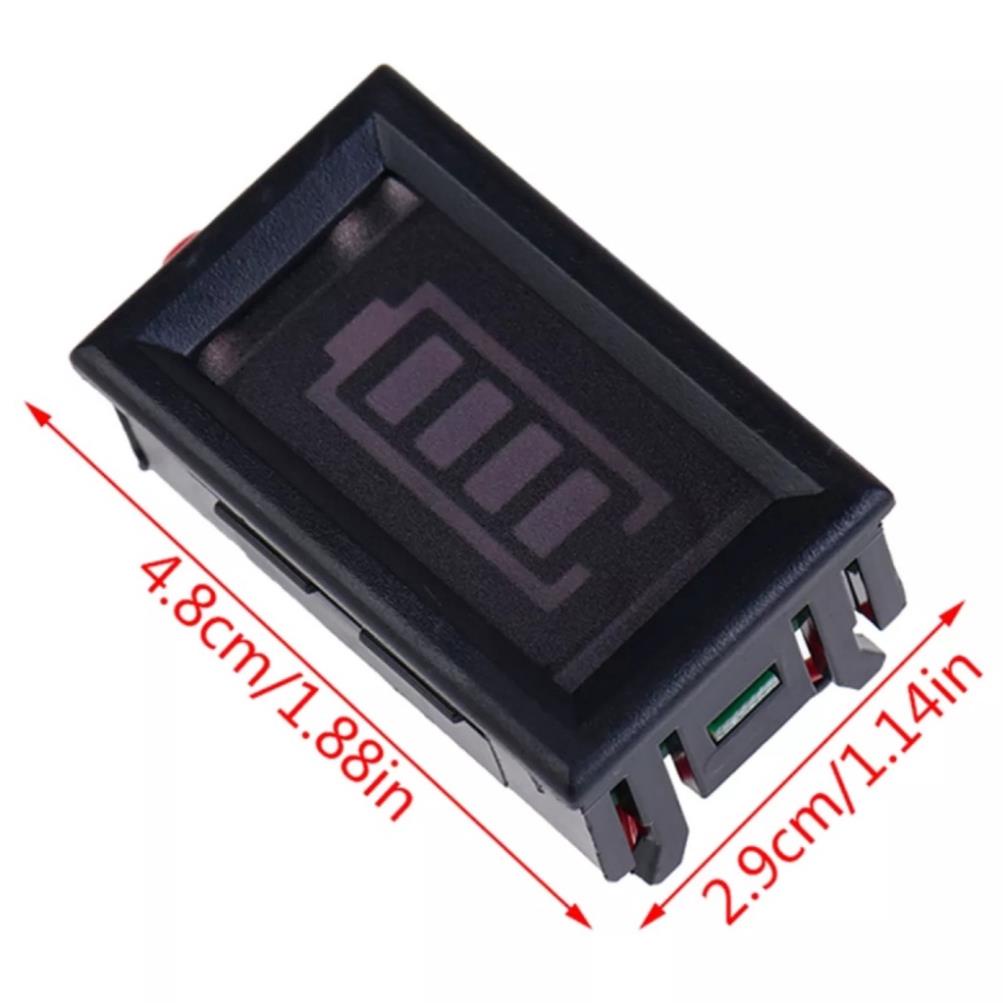 Đồng hồ đo dung lượng bình acquy. Đồng hồ báo dung lượng bình acquy 12v - 24v và khối pin 3s