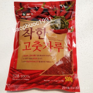 Ớt bột hàn quốc làm kim chi mỳ cay tokbokki - gói 500g