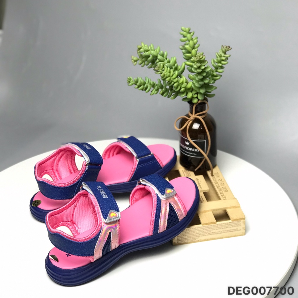 Sandal bé gái 28-37❤️FREESHIP❤️ Dép quai hậu học sinh trái tim quai dán đế eva siêu nhẹ DEG007700