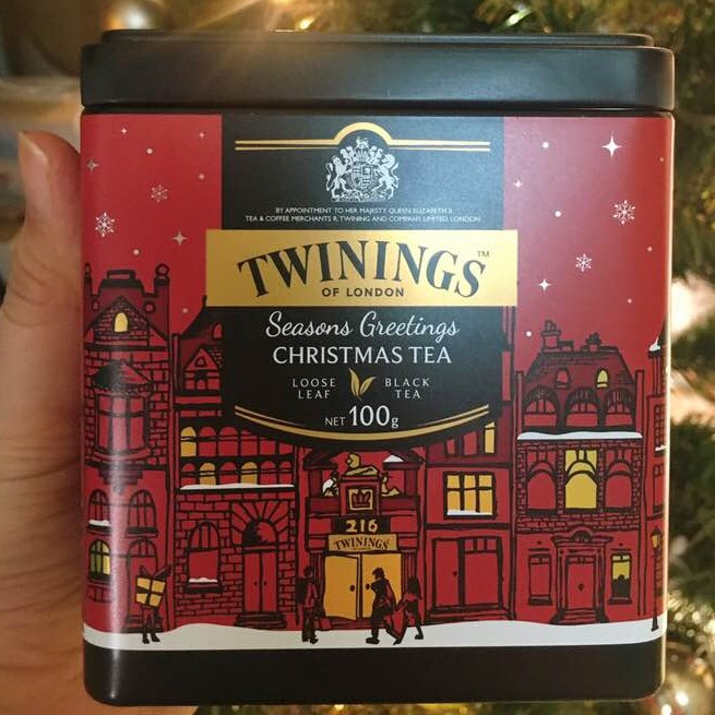 [Hàng Anh] Trà đen hương cam Twinings Giáng sinh hộp tin date 10/2021