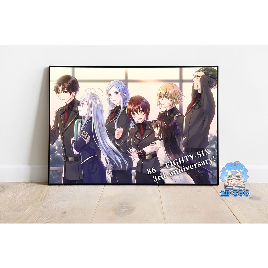 ẢNH POSTER A3 CHẤT LƯỢNG CHUẨN ANIME MANGA LIGHT NOVEL 86 EIGHTY SIX (12) - TRANH DÁN TƯỜNG 2D TỘC SHOP