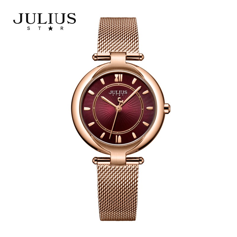 Đồng hồ nữ Julius JS-028 kính sapphire | Julius Official