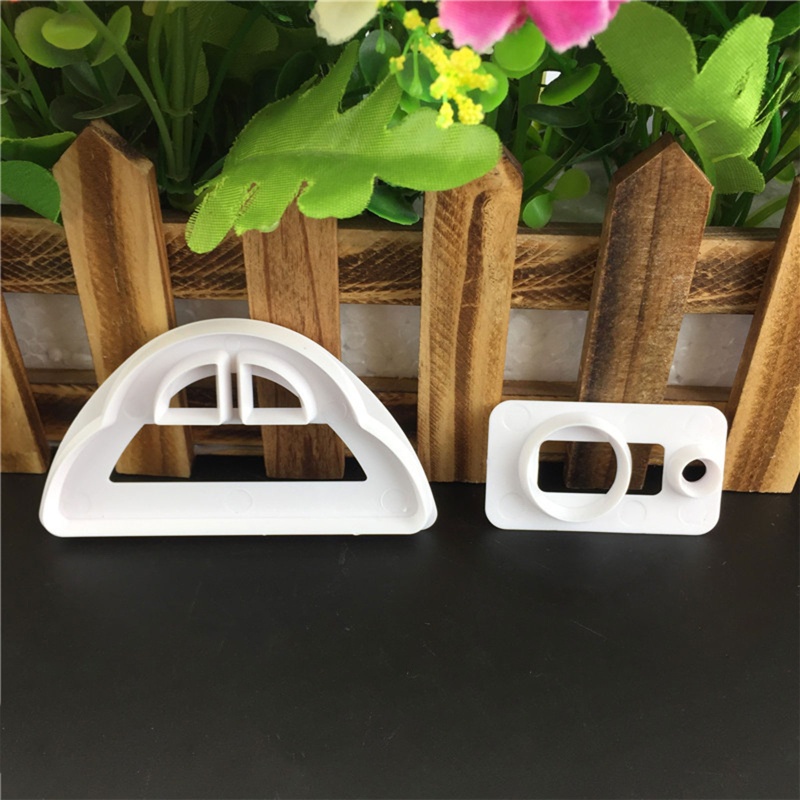 Khuôn Cắt Bánh Quy Bằng Nhựa In Họa Tiết 3D DIY
