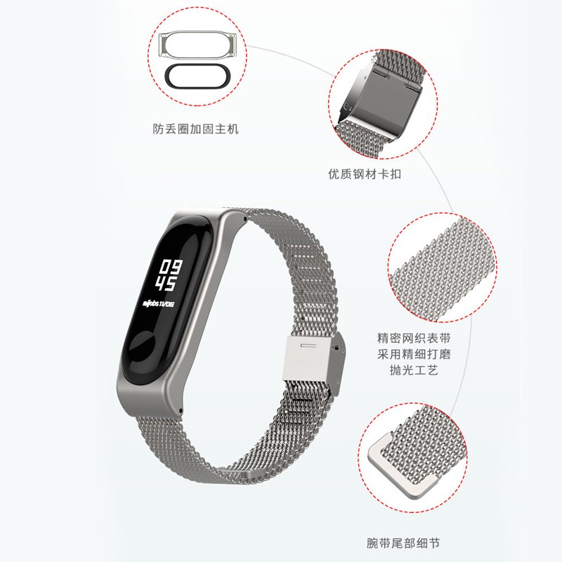 Vòng Đeo Tay Thông Minh Xiaomi Mi 4 Band 3 Nfc Phiên Bản 5