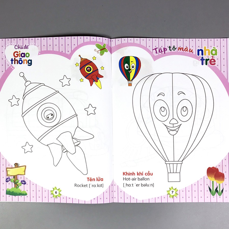 Sách - Tập Tô Màu Nhà Trẻ - Chủ Đề: Giao Thông | BigBuy360 - bigbuy360.vn