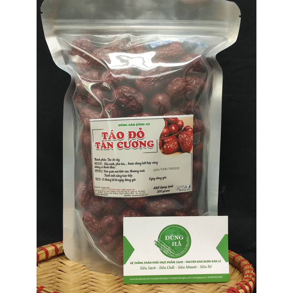 Táo đỏ khô Tân Cương-Hàn Quốc thơm ngon tốt cho sức khoẻ