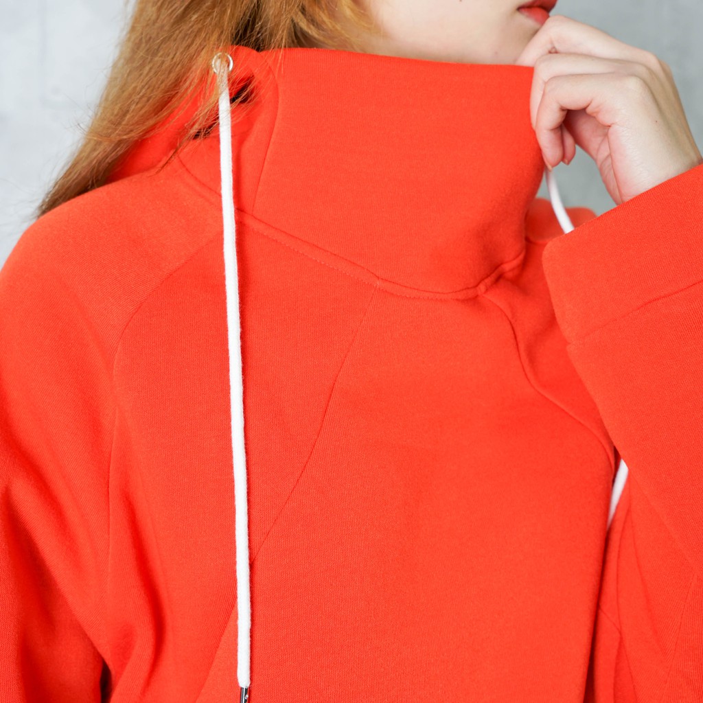 Áo mũ HOODIE CAO CỔ Unisex N7 form rộng nhiều màu nỉ bông trơn cặp đôi nam nữ Oversize Ulzzang thu đông phong cách | BigBuy360 - bigbuy360.vn