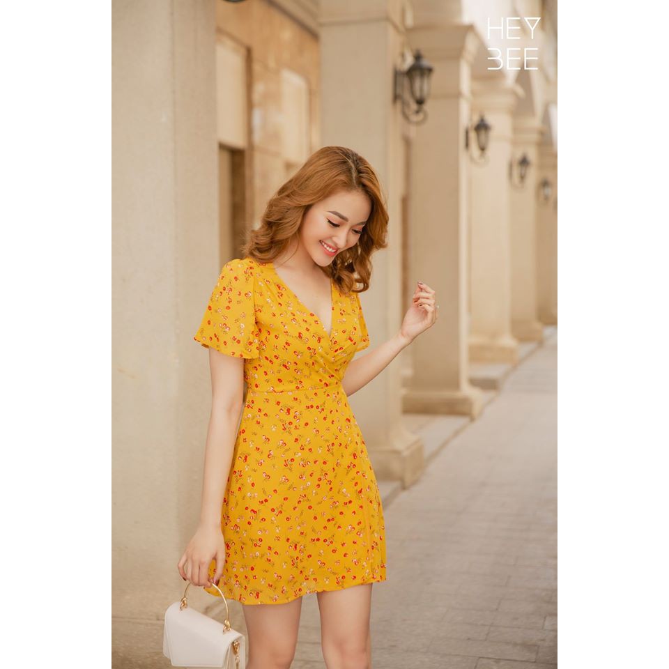 [Mã WABRWA15 giảm 15% đơn 300K] Đầm hoa - wrap - váy hoa HEYBEE HT19 | BigBuy360 - bigbuy360.vn