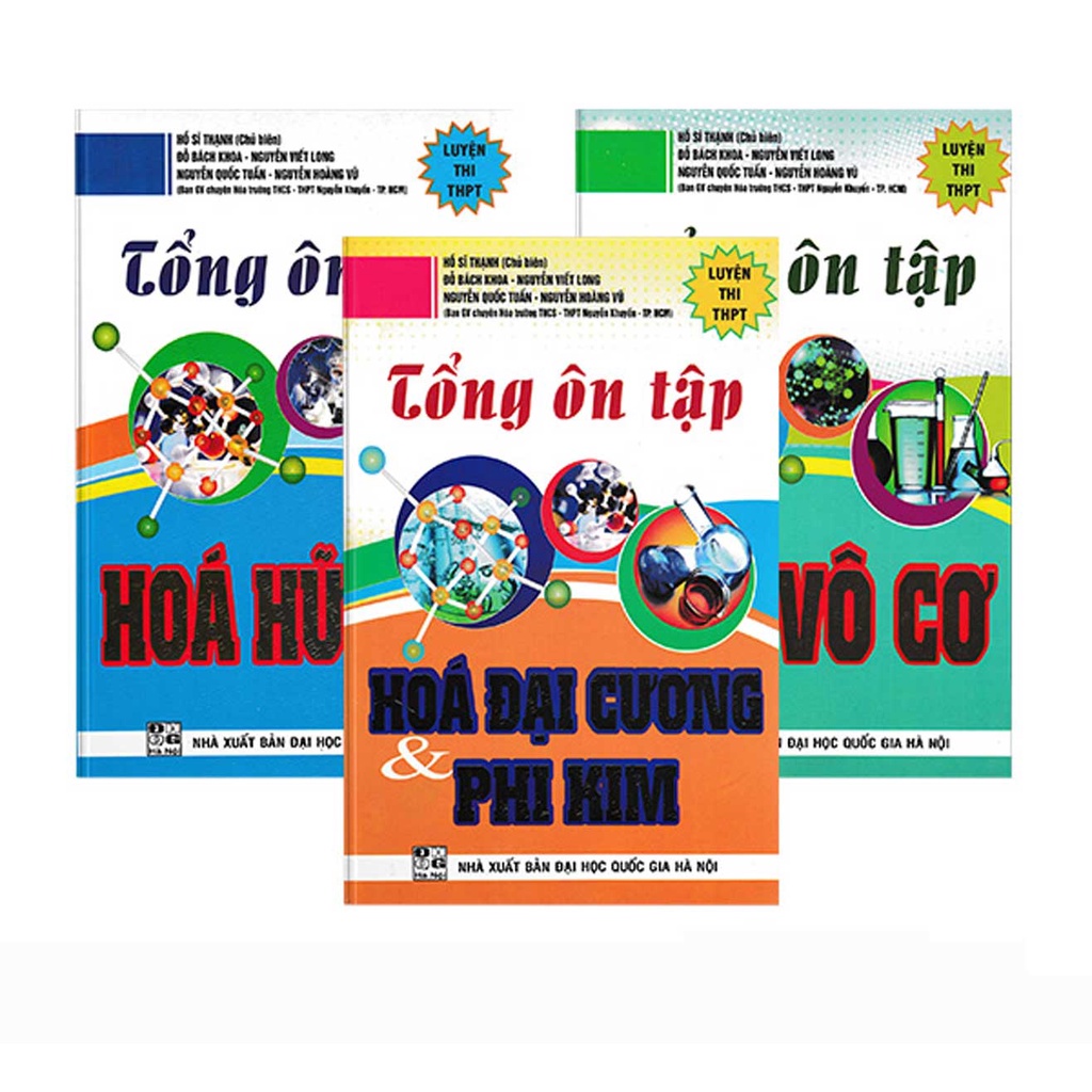 Sách - Combo Tổng Ôn Tập Hóa (Bộ 3 Cuốn)