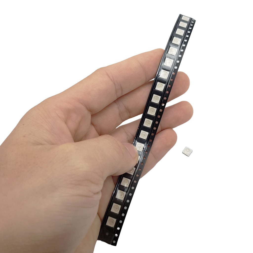 Chip LED RGB 5050 WS2812B Dán SMD Trong Suốt