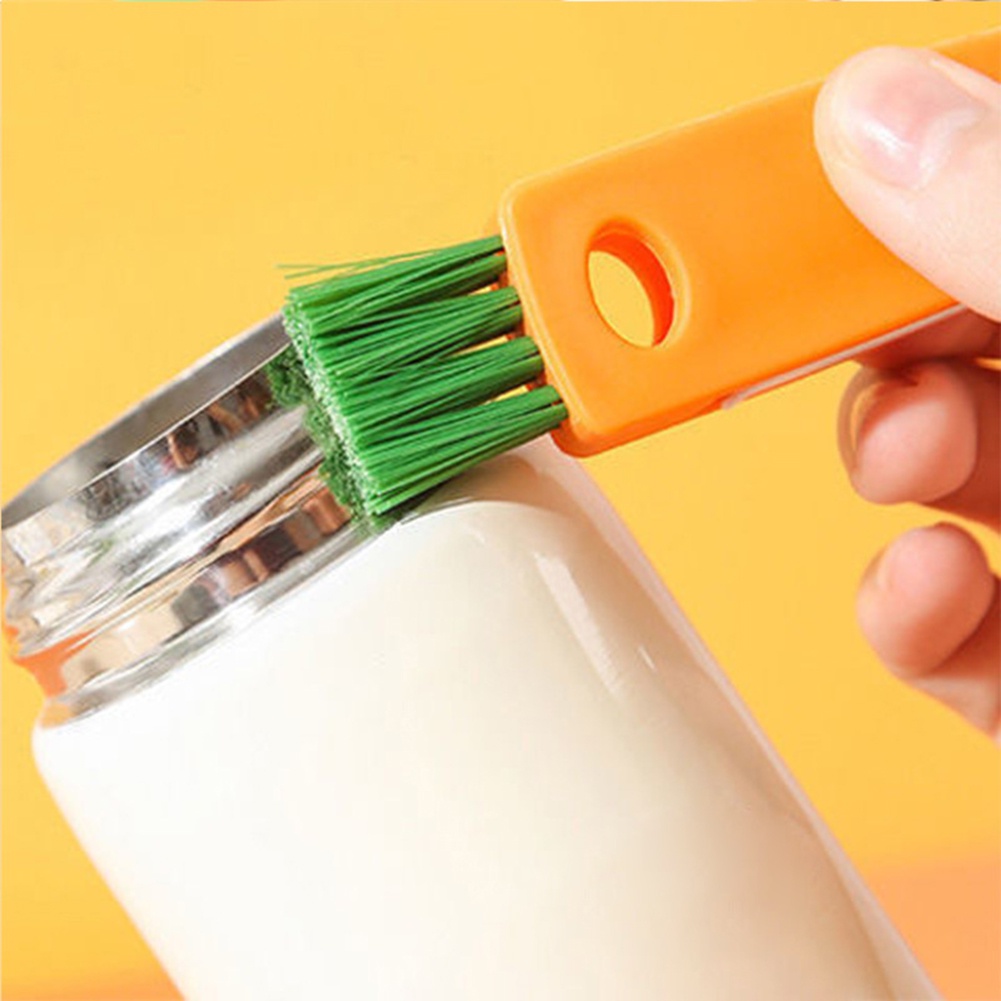 Bàn Chải Vệ Sinh Ly Tách Thiết Kế Ba Trong Một Mini Đa Năng Tiện Dụng