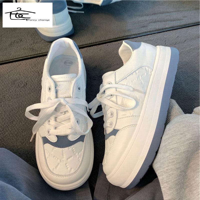 Giày Thể Thao Đế Dày Tăng Chiều Cao Thoải Mái Bốn Mùa Thiết Kế Dễ Thương