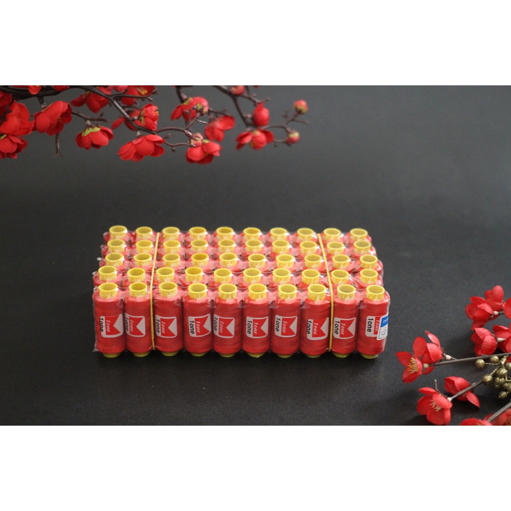 Chỉ May Thuận Vinh One Nhí Vỉ 10 Cuộn Nhiều Màu Giao Màu Ngẫu Nhiên