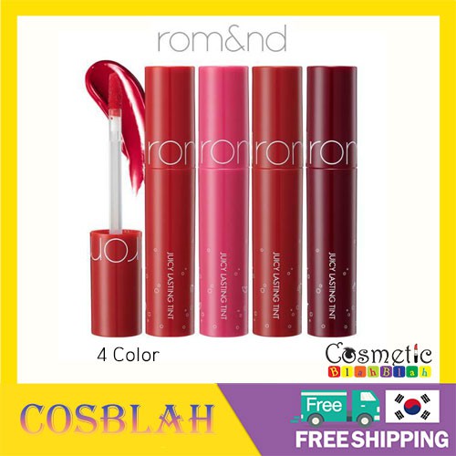 (Hàng Mới Về) Son Tint Rom & Nd Lâu Trôi 4 Màu Tùy Chọn