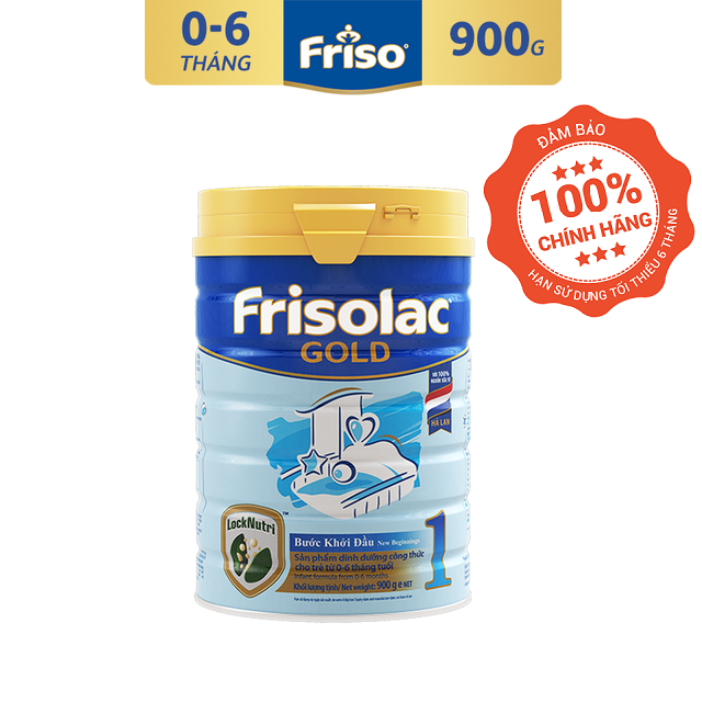 Sữa Bột Frisolac Gold 1 900g