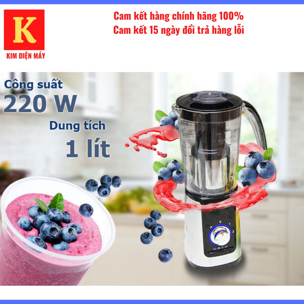 Máy xay sinh tố đa năng Sunhouse SHD5322B-công suất 220W tiết kiệm điện-bảo hành 12 tháng toàn quốc