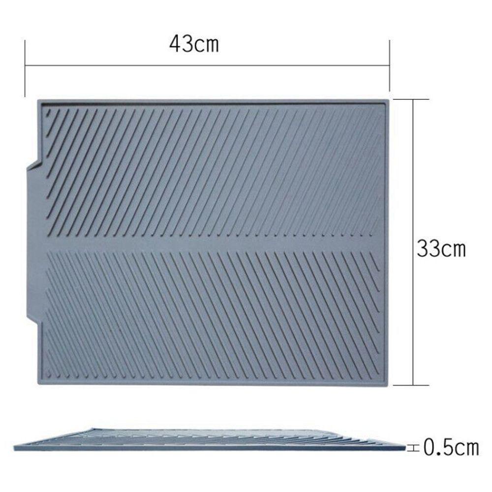NICKOLAS Thảm Silicone Phơi Khô Chén Đĩa Ráo Nước Chống Trượt