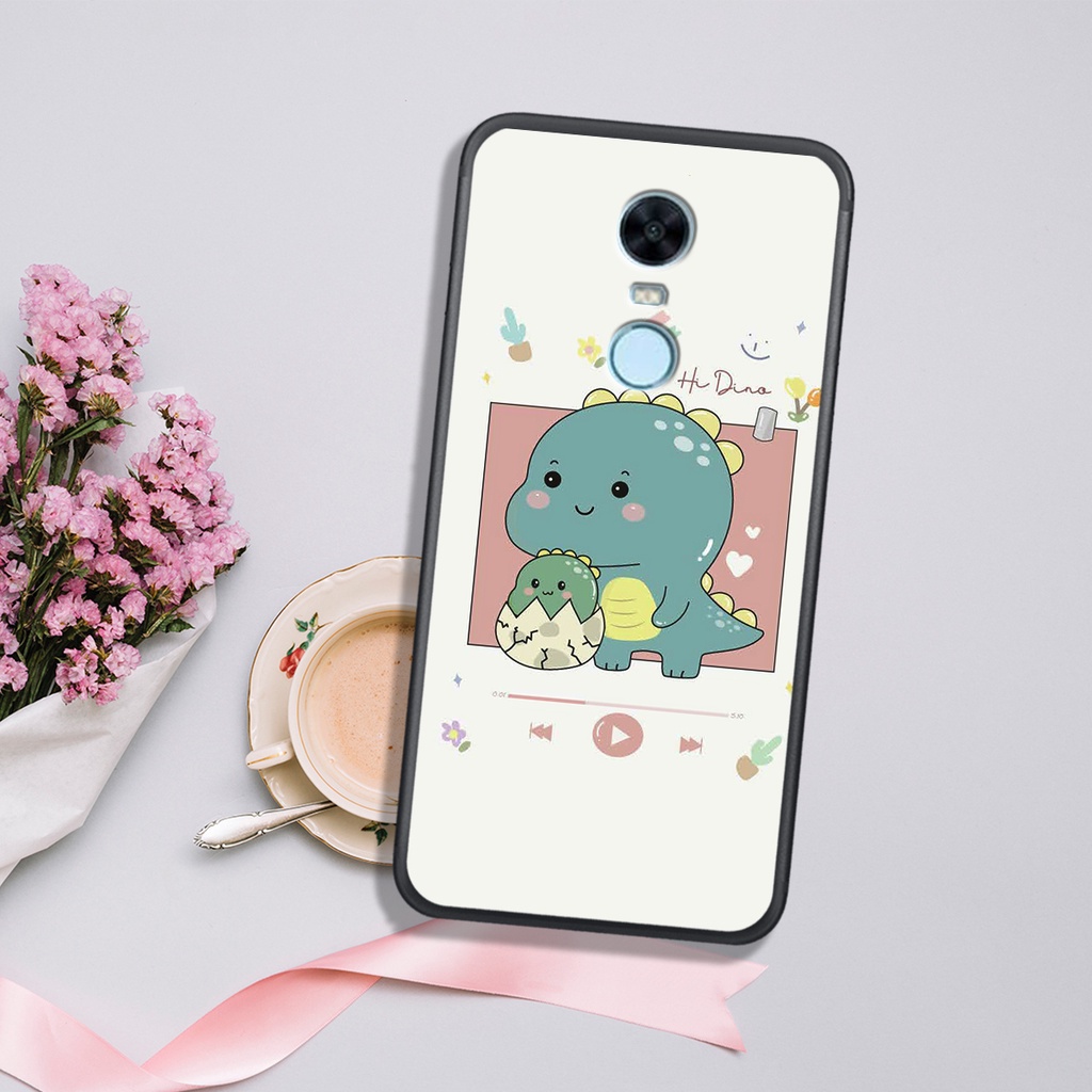 [HOT]ỐP XIAOMI REDMI 5 - REDMI NOTE 3 - REDMI 5 PLUS  , IN HÌNH KHỦNG LONG CHIBI SIÊU DỄ THƯƠNG.