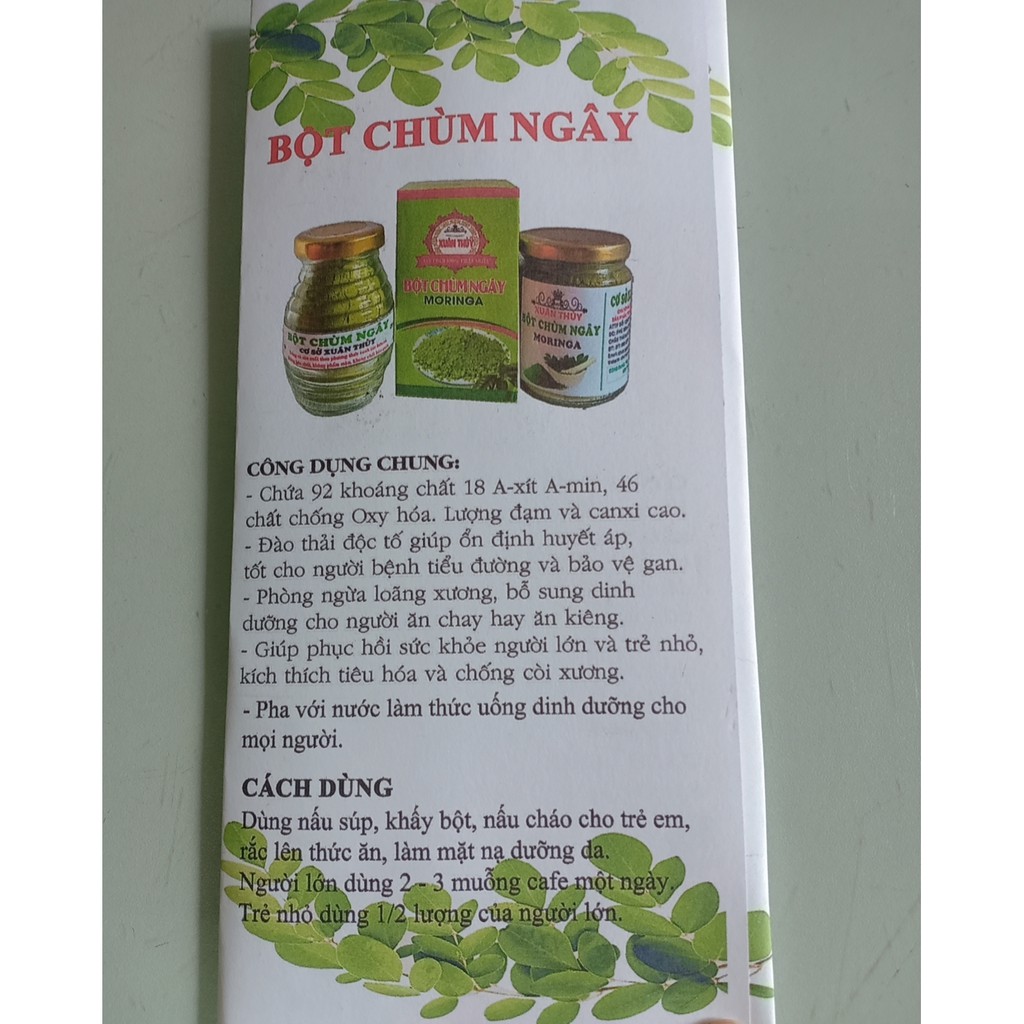 BỘT CHÙM NGÂY - 100G
