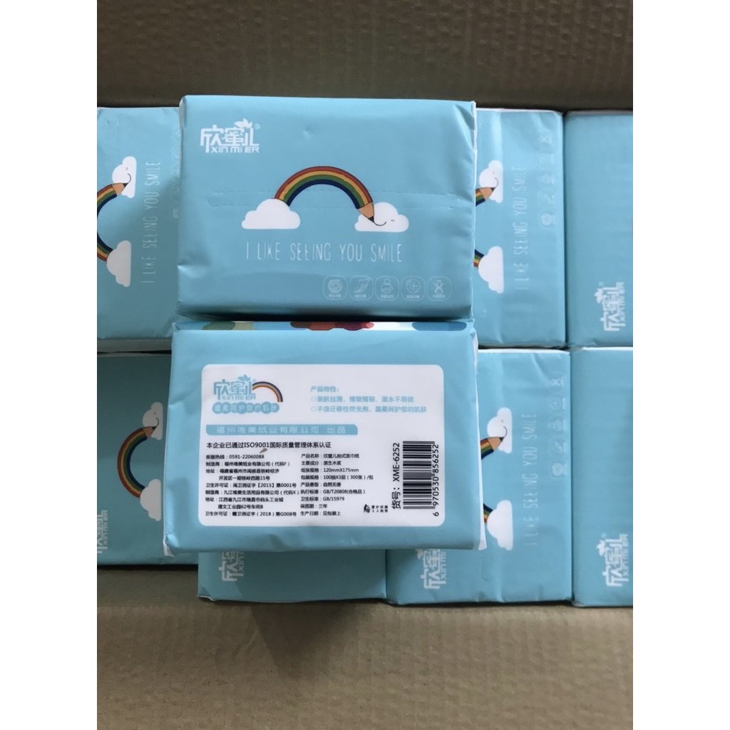 Giấy ăn cầu vồng Siêu Dai. chính hãng ximier ( nội địa trung )100%