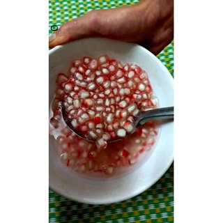 Hạt lựu tươi màu đỏ 1kg ( trân châu hạt lựu)