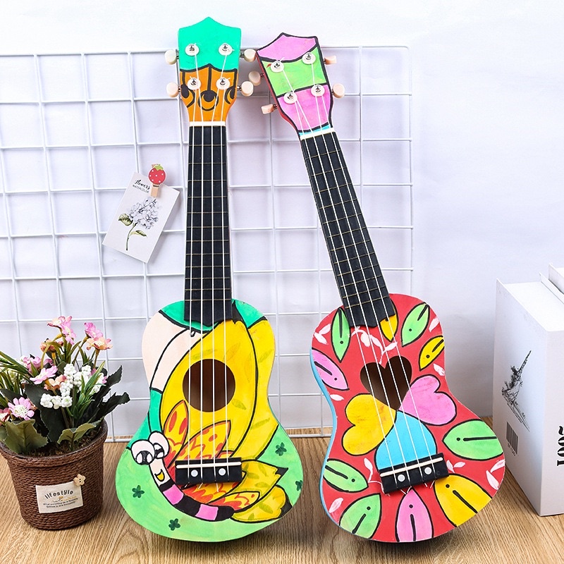 Đàn ukulele gỗ mộc tự sơn size 21/ Size 23 kích thích sự sáng tạo